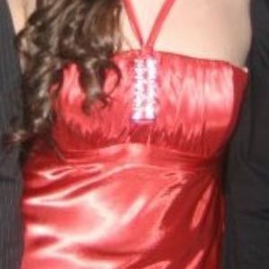 Tangerine Orange Jessica McClintock Prom Dress